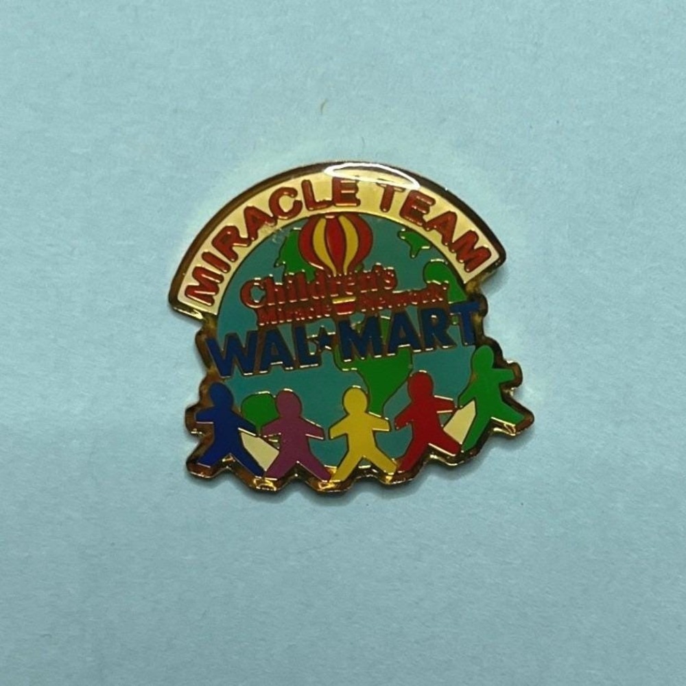 Walmart Childrens Miracle‎ Network Miracle Team Lapel Pin Vintage Collectible